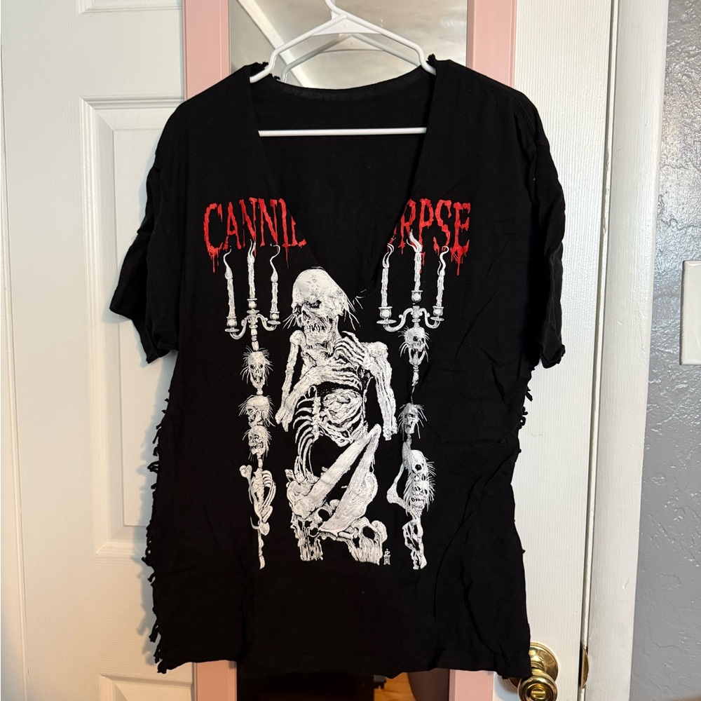 Black Graphic Band T-Shirt